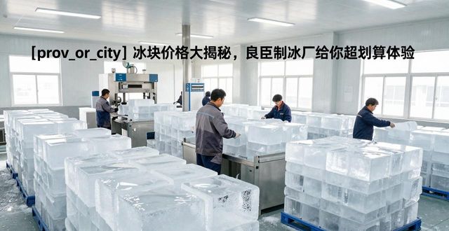 合肥冰块价格大揭秘，合肥良臣制冰厂给你超划算体验